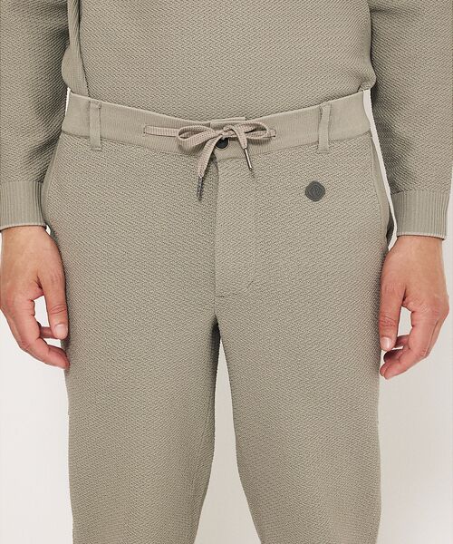 DESIGNWORKS / デザインワークス スラックス・ドレスパンツ | 【セットアップ対応】リンクス柄 ニット イージー スラックス / パンツ | 詳細10