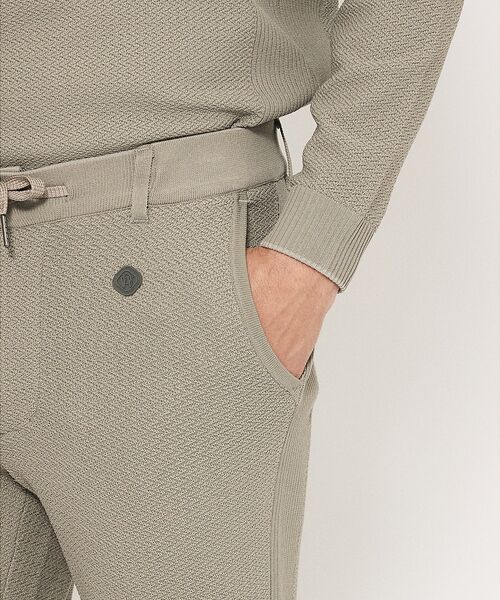 DESIGNWORKS / デザインワークス スラックス・ドレスパンツ | 【セットアップ対応】リンクス柄 ニット イージー スラックス / パンツ | 詳細12