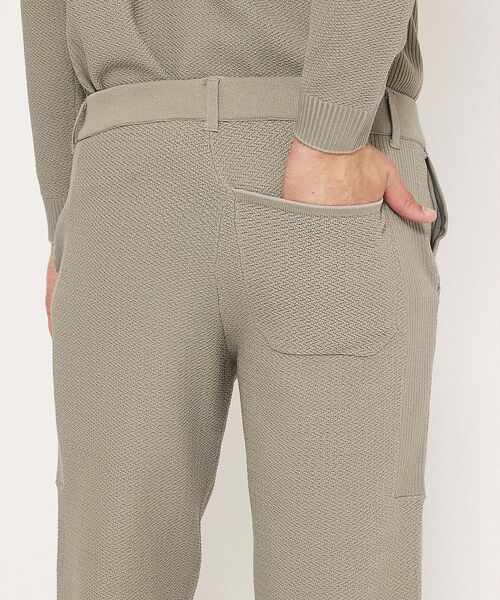 DESIGNWORKS / デザインワークス スラックス・ドレスパンツ | 【セットアップ対応】リンクス柄 ニット イージー スラックス / パンツ | 詳細13