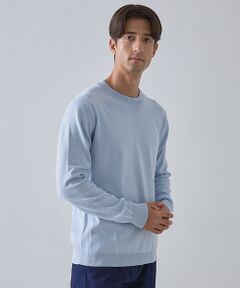 DESIGNWORKS / デザインワークス ニット・セーター | 【カシミアタッチ / 25SSカラー】クルーネック ニット