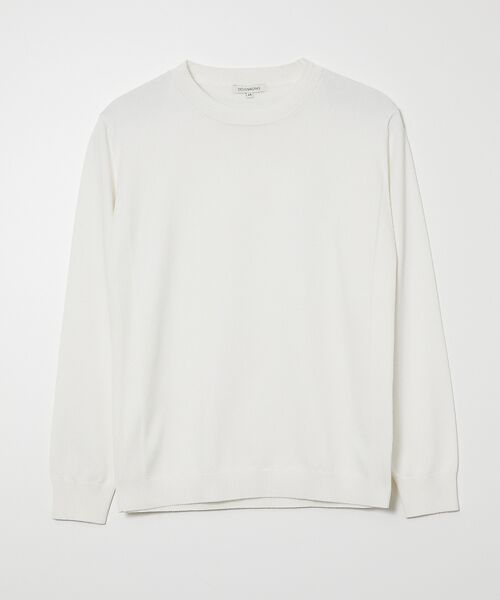 DESIGNWORKS / デザインワークス ニット・セーター | 【カシミアタッチ / 25SSカラー】クルーネック ニット | 詳細2