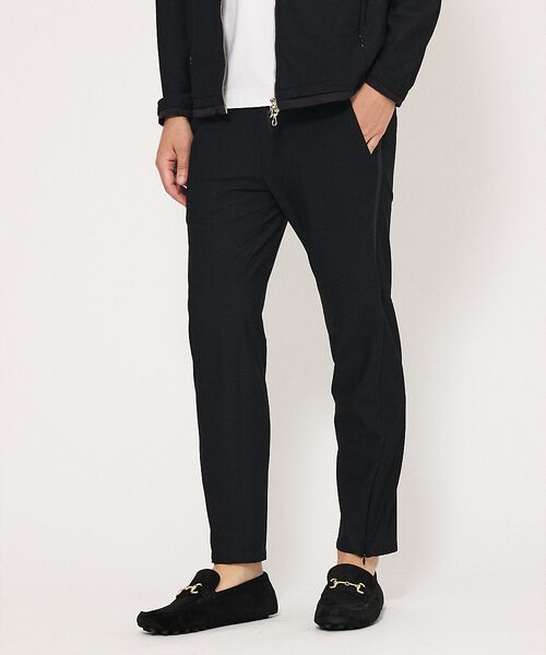DESIGNWORKS/デザインワークス 【セットアップ対応】ナイロン トリコットメッシュ アクティブパンツ ブラック 46 DESIGNWORKS/デザインワークス 【セットアップ対応】ナイロン トリコットメッシュ アクティブパンツ ブラック 46