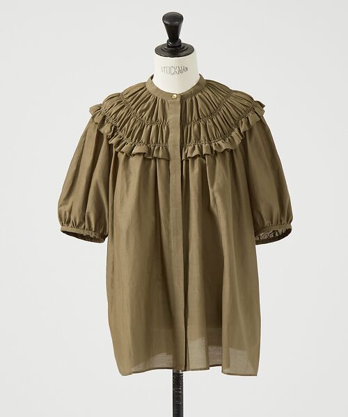 DESIGNWORKS / デザインワークス シャツ・ブラウス | コットンシルクローンシャーリングシャツ | 詳細4