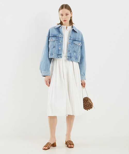 DESIGNWORKS / デザインワークス ワンピース | サッカープリーツドレス | 詳細1