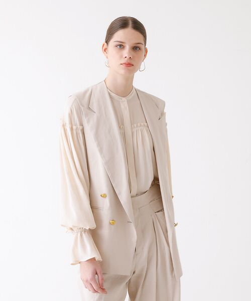 DESIGNWORKS / デザインワークス ベスト | 【セットアップ対応】リネンストレッチベスト | 詳細4