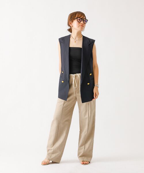 DESIGNWORKS / デザインワークス ベスト | 【セットアップ対応】リネンストレッチベスト | 詳細27