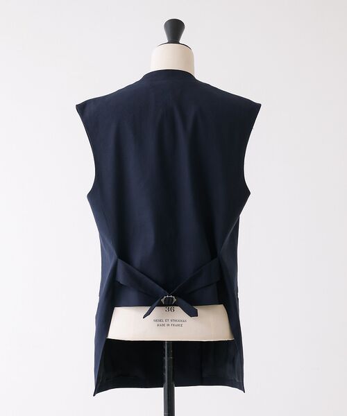 DESIGNWORKS / デザインワークス ベスト | 【セットアップ対応】リネンストレッチベスト | 詳細13