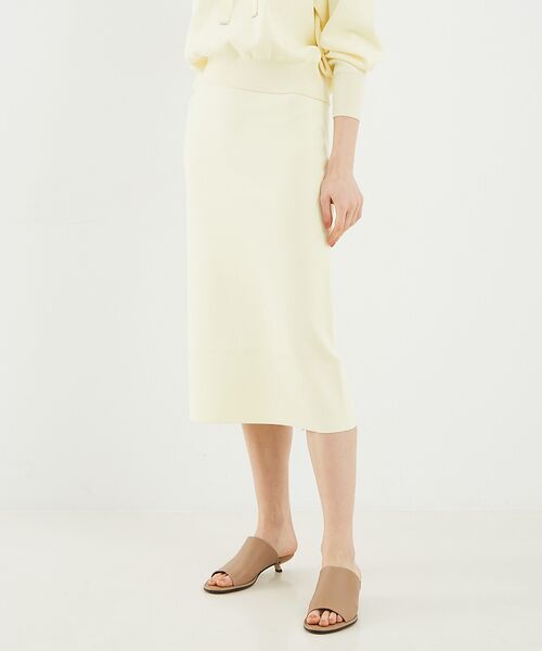 DESIGNWORKS/デザインワークス C/M バックジップタイトスカート イエロー 38 DESIGNWORKS/デザインワークス C/M バックジップタイトスカート イエロー 38