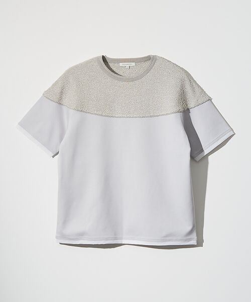 DESIGNWORKS / デザインワークス Tシャツ | 【ストレッチポンチ】ニット ドッキング Tシャツ | 詳細5