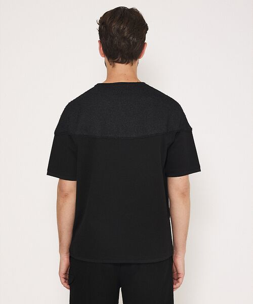 DESIGNWORKS / デザインワークス Tシャツ | 【ストレッチポンチ】ニット ドッキング Tシャツ | 詳細9