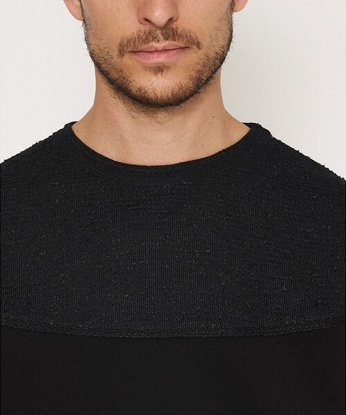 DESIGNWORKS / デザインワークス Tシャツ | 【ストレッチポンチ】ニット ドッキング Tシャツ | 詳細10