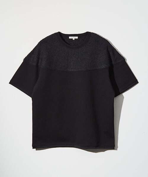 DESIGNWORKS / デザインワークス Tシャツ | 【ストレッチポンチ】ニット ドッキング Tシャツ | 詳細13