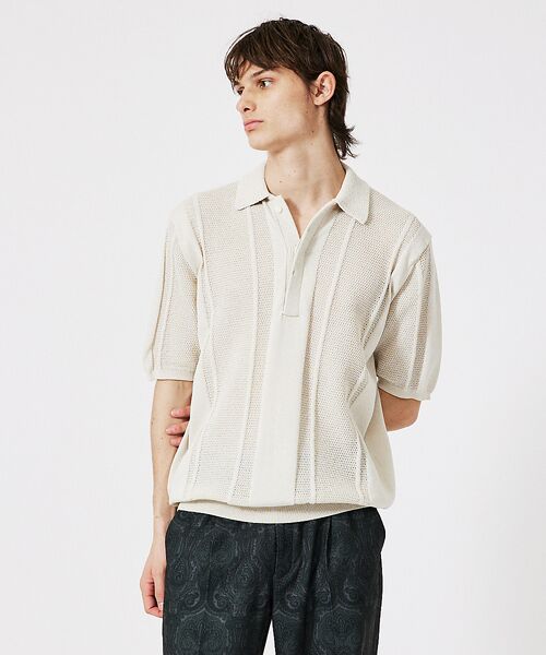 DESIGNWORKS / デザインワークス ポロシャツ | 和紙ミックス ポロシャツ | 詳細2