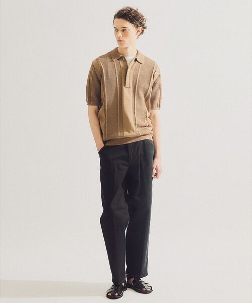 DESIGNWORKS / デザインワークス ポロシャツ | 和紙ミックス ポロシャツ | 詳細5