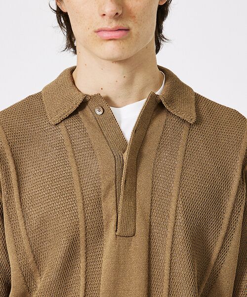 DESIGNWORKS / デザインワークス ポロシャツ | 和紙ミックス ポロシャツ | 詳細8