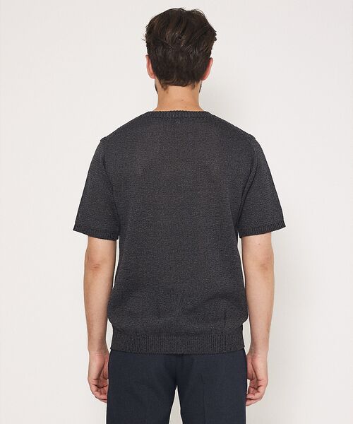 DESIGNWORKS / デザインワークス ニット・セーター | 和紙 ヘリンボーンニット Tシャツ | 詳細6