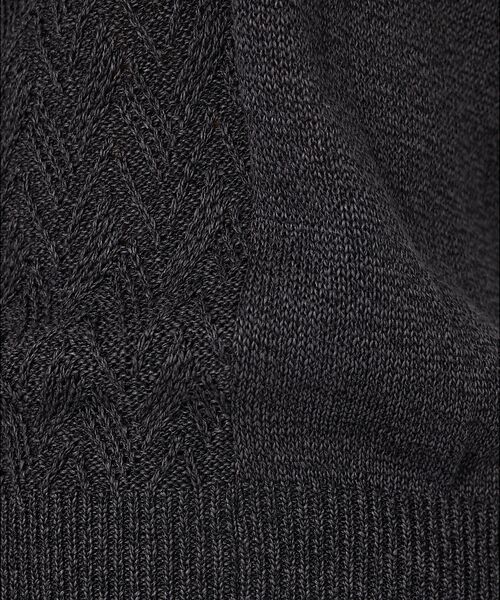 DESIGNWORKS / デザインワークス ニット・セーター | 和紙 ヘリンボーンニット Tシャツ | 詳細9