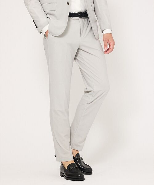 DESIGNWORKS/デザインワークス 【セットアップ対応】フェザートリコット メッシュ パンツ ライトグレー 50 DESIGNWORKS/デザインワークス 【セットアップ対応】フェザートリコット メッシュ パンツ ライトグレー 50