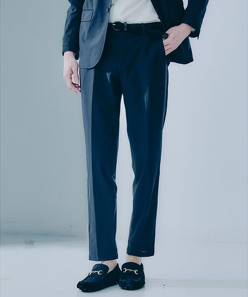 DESIGNWORKS/デザインワークス 【セットアップ対応】フェザートリコット メッシュ パンツ ダークネイビー 52 DESIGNWORKS/デザインワークス 【セットアップ対応】フェザートリコット メッシュ パンツ ダークネイビー 52