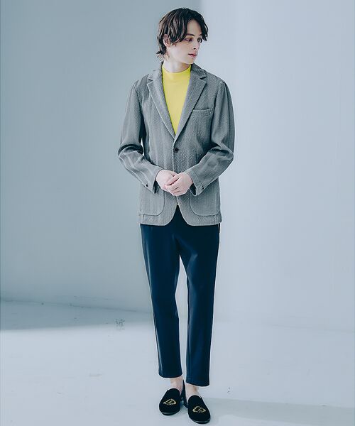 DESIGNWORKS / デザインワークス テーラードジャケット | 【MARZOTTO】ウール ジャガード ジャケット | 詳細1