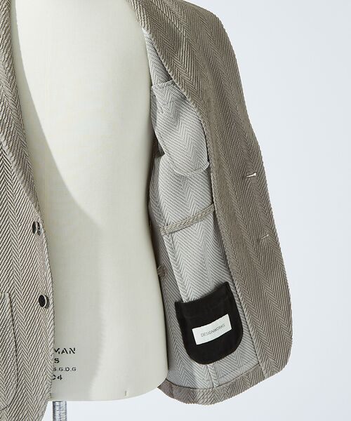 DESIGNWORKS / デザインワークス テーラードジャケット | 【MARZOTTO】ウール ジャガード ジャケット | 詳細12