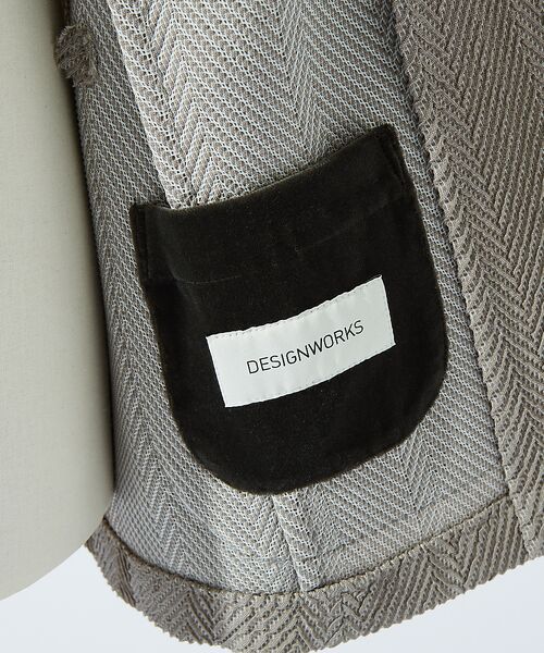 DESIGNWORKS / デザインワークス テーラードジャケット | 【MARZOTTO】ウール ジャガード ジャケット | 詳細13