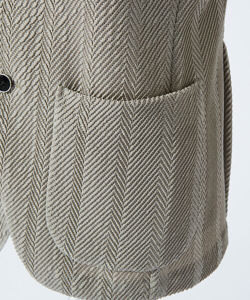 DESIGNWORKS / デザインワークス テーラードジャケット | 【MARZOTTO】ウール ジャガード ジャケット | 詳細7