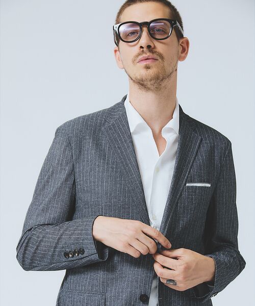 DESIGNWORKS / デザインワークス テーラードジャケット | 【セットアップ対応】フェザートリコット メッシュ ジャケット / 収納ケース付き | 詳細23