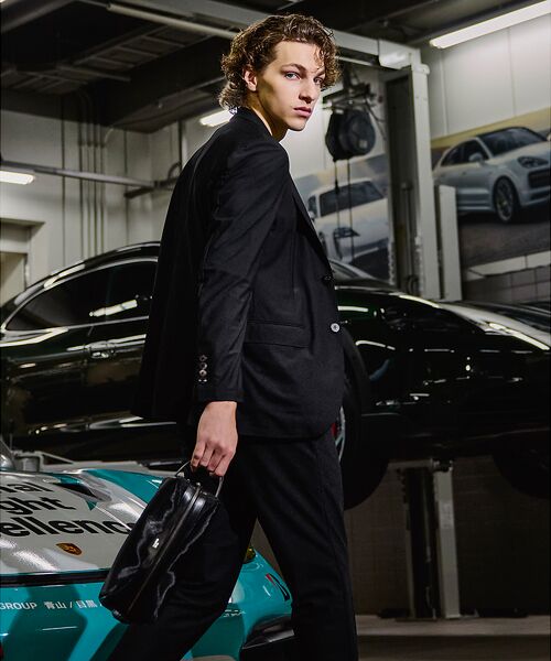 DESIGNWORKS / デザインワークス テーラードジャケット | 【ポルシェチームEBIコラボ /セットアップ対応】【40周年】 フェザートリコッ | 詳細24