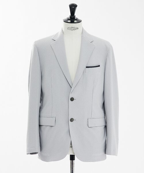 DESIGNWORKS / デザインワークス テーラードジャケット | 【セットアップ対応】トリコットサッカー2B ジャケット | 詳細5