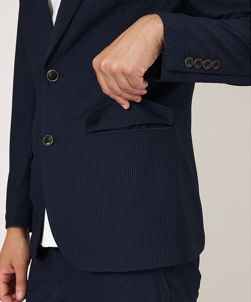DESIGNWORKS / デザインワークス テーラードジャケット | 【セットアップ対応】トリコットサッカー2B ジャケット | 詳細14
