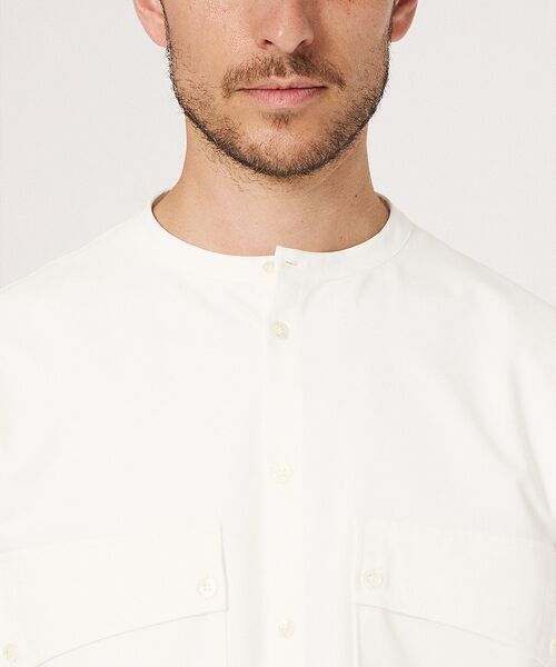 DESIGNWORKS / デザインワークス シャツ・ブラウス | 【別注】:colon / コロン CSH-23 スタンドカラー 半袖 シャツ / | 詳細2