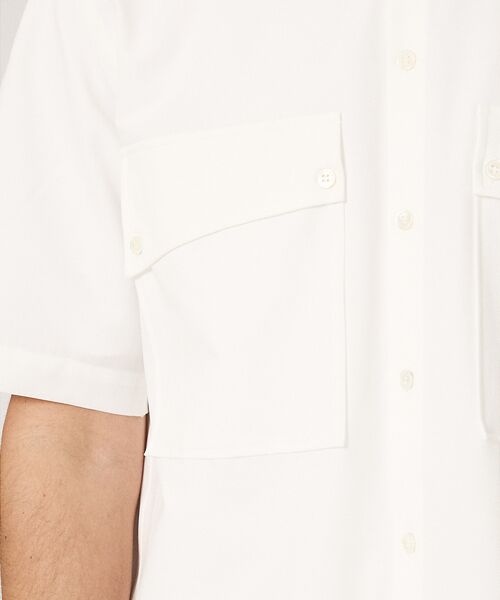 DESIGNWORKS / デザインワークス シャツ・ブラウス | 【別注】:colon / コロン CSH-23 スタンドカラー 半袖 シャツ / | 詳細4