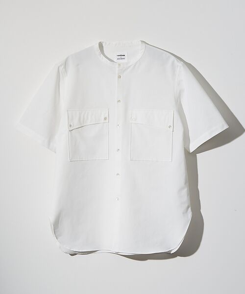 DESIGNWORKS / デザインワークス シャツ・ブラウス | 【別注】:colon / コロン CSH-23 スタンドカラー 半袖 シャツ / | 詳細7