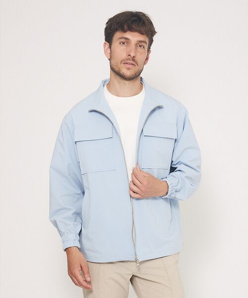 DESIGNWORKS / デザインワークス ブルゾン | 【別注】:colon / コロン CBL-2 ダブルポケット ブルゾン / 防シ(サックスブルー)