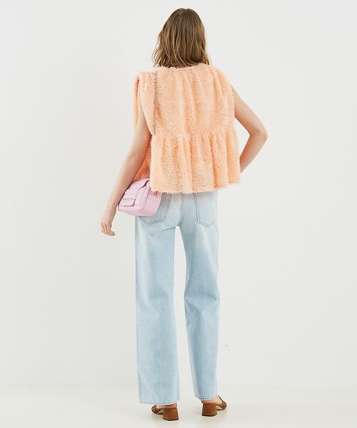 DESIGNWORKS / デザインワークス ベスト | チュールエンブロイダリージレ | 詳細7