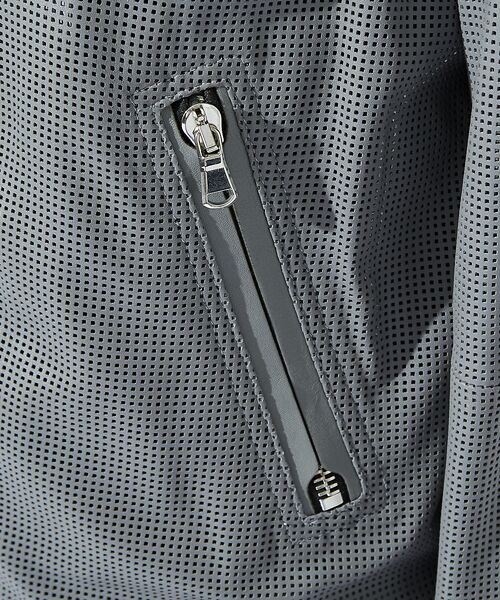 DESIGNWORKS / デザインワークス レザーブルゾン・ジャケット | EMMETI / エンメティ GABRIELE スクエア パンチング ダブルライ | 詳細10