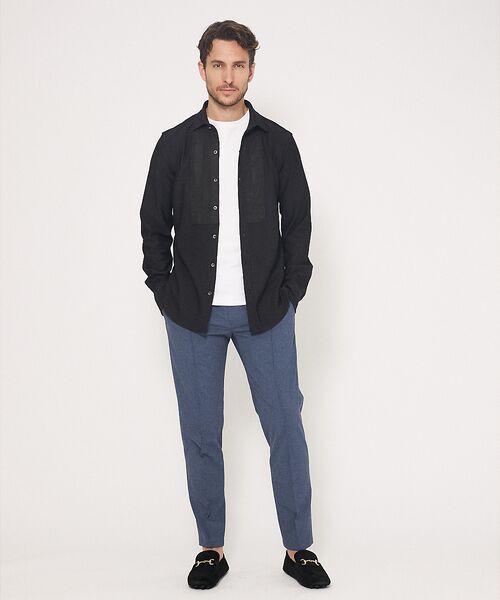 DESIGNWORKS / デザインワークス シャツ・ブラウス | 【吸水速乾 / ストレッチ】トリコットサッカー ブザムシャツ | 詳細4