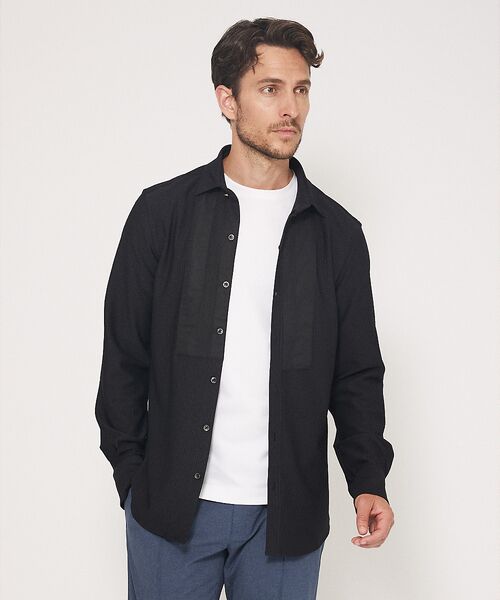 DESIGNWORKS / デザインワークス シャツ・ブラウス | 【吸水速乾 / ストレッチ】トリコットサッカー ブザムシャツ | 詳細13