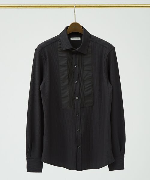 DESIGNWORKS / デザインワークス シャツ・ブラウス | 【吸水速乾 / ストレッチ】トリコットサッカー ブザムシャツ | 詳細14