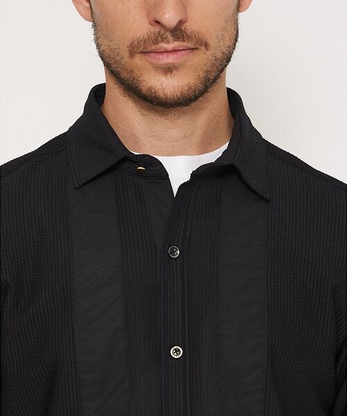 DESIGNWORKS / デザインワークス シャツ・ブラウス | 【吸水速乾 / ストレッチ】トリコットサッカー ブザムシャツ | 詳細7