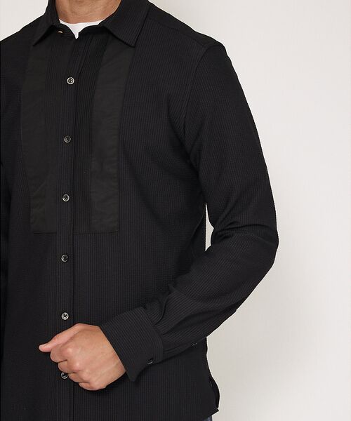 DESIGNWORKS / デザインワークス シャツ・ブラウス | 【吸水速乾 / ストレッチ】トリコットサッカー ブザムシャツ | 詳細8