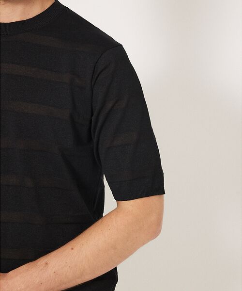 DESIGNWORKS / デザインワークス Tシャツ | 和紙 シアー クルーネック Tシャツ | 詳細5