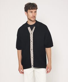 DESIGNWORKS / デザインワークス シャツ・ブラウス | ワークパターン ニット 半袖シャツ / カーディガン