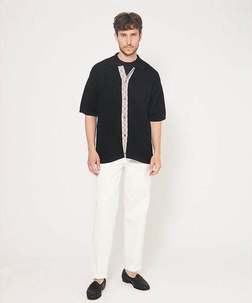 DESIGNWORKS / デザインワークス シャツ・ブラウス | ワークパターン ニット 半袖シャツ / カーディガン | 詳細1