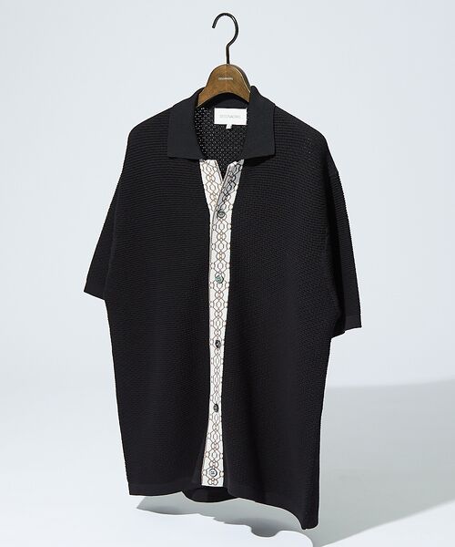 DESIGNWORKS / デザインワークス シャツ・ブラウス | ワークパターン ニット 半袖シャツ / カーディガン | 詳細9