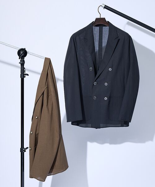 DESIGNWORKS / デザインワークス テーラードジャケット | 【超軽量】シアー ダブルジャケット | 詳細6