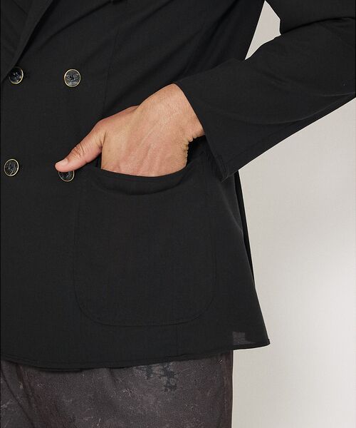 DESIGNWORKS / デザインワークス テーラードジャケット | 【超軽量】シアー ダブルジャケット | 詳細12