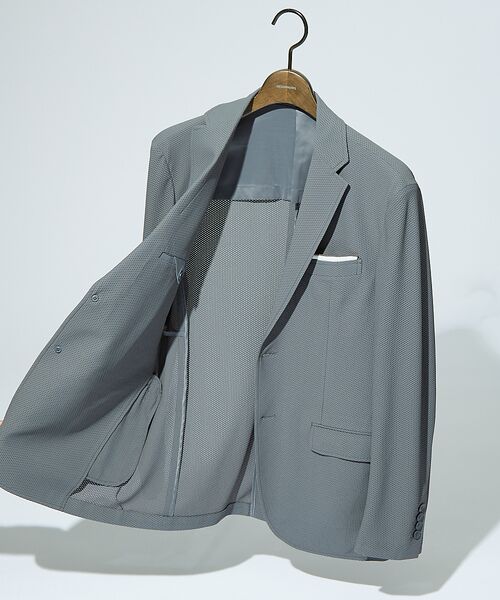 DESIGNWORKS / デザインワークス テーラードジャケット | 【定番/セットアップ対応】ナイロントリコットメッシュ ジャケット | 詳細14