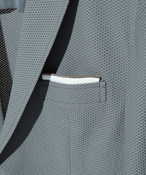 DESIGNWORKS / デザインワークス テーラードジャケット | 【定番/セットアップ対応】ナイロントリコットメッシュ ジャケット | 詳細5